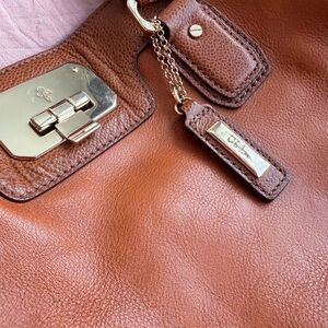 Cole Haan Brown Leather Crossbody Bag